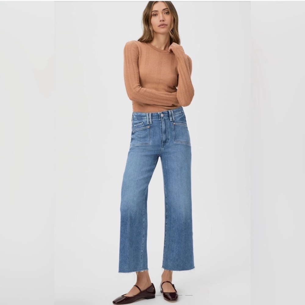 PAIGE Anessa - Light Blue Flare Jeans, 30